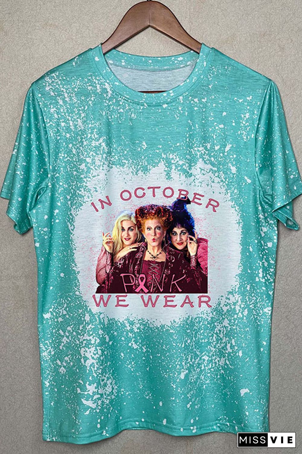 In October We Wear Pink,Hocus Pocus Halloween Graphic Tee Wholesale