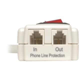 Tripp Lite Protect It 4 ft. Cord with 6-Outlet Strip Surge Protector TLP604TEL