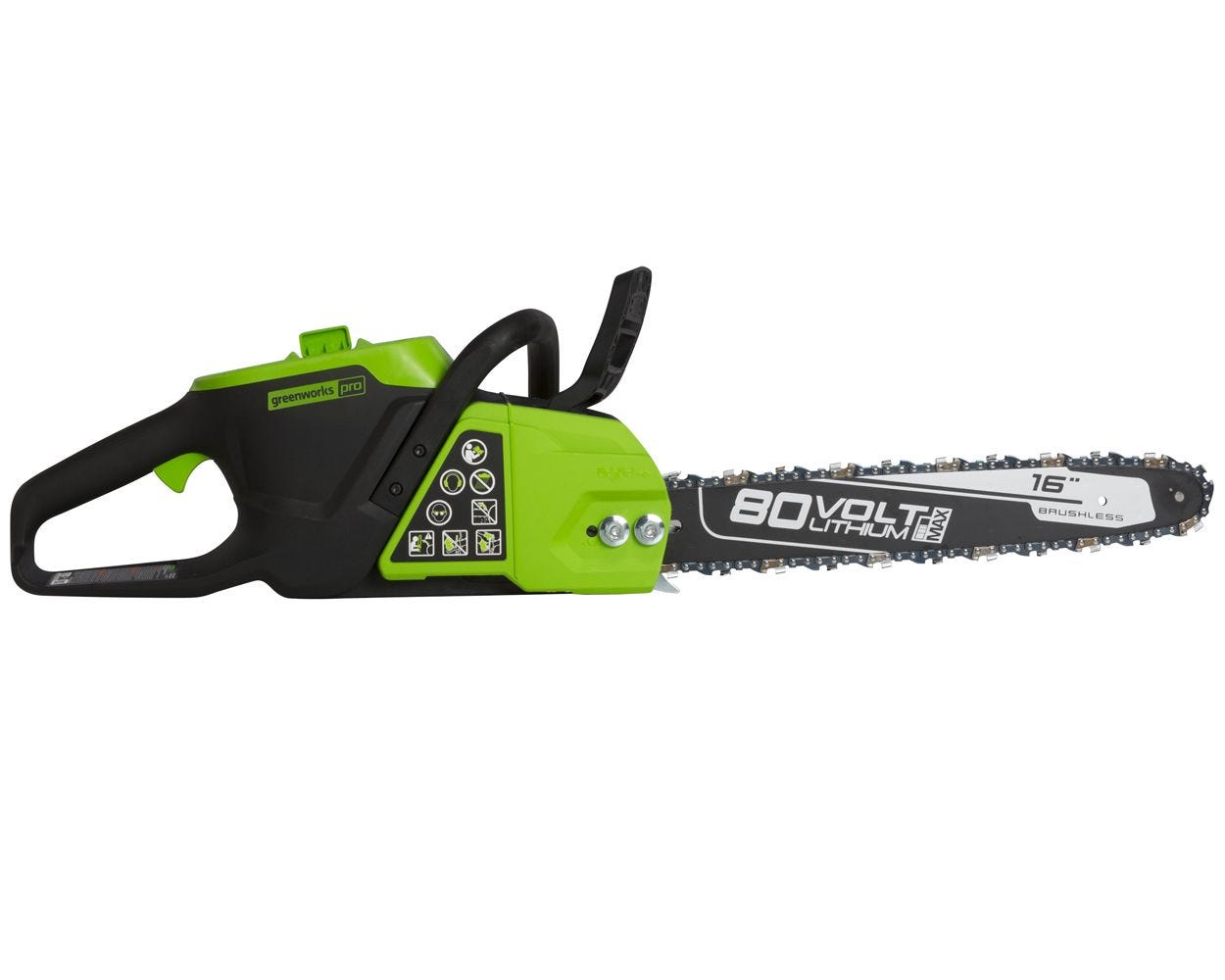 80V 16-Inch Cordless Chainsaw  Battery | Greenworks Tools