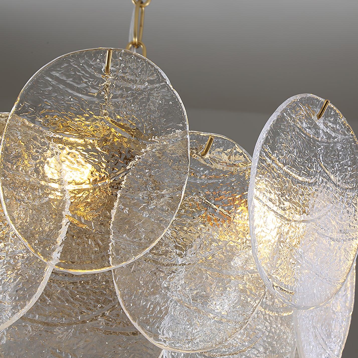 Glass Disc Chandelier