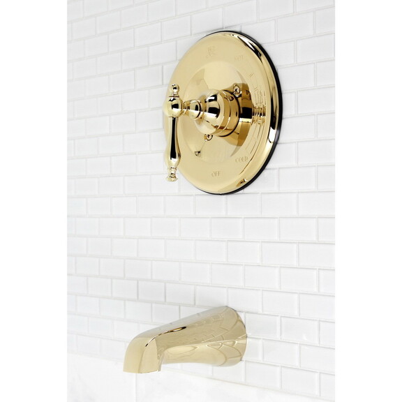 Kingston Brass KB1632NLTO Tub Only  Polished Brass