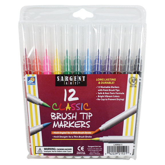 Sargent Art SAR221521 Sargent Art 12Ct Classic Bru...