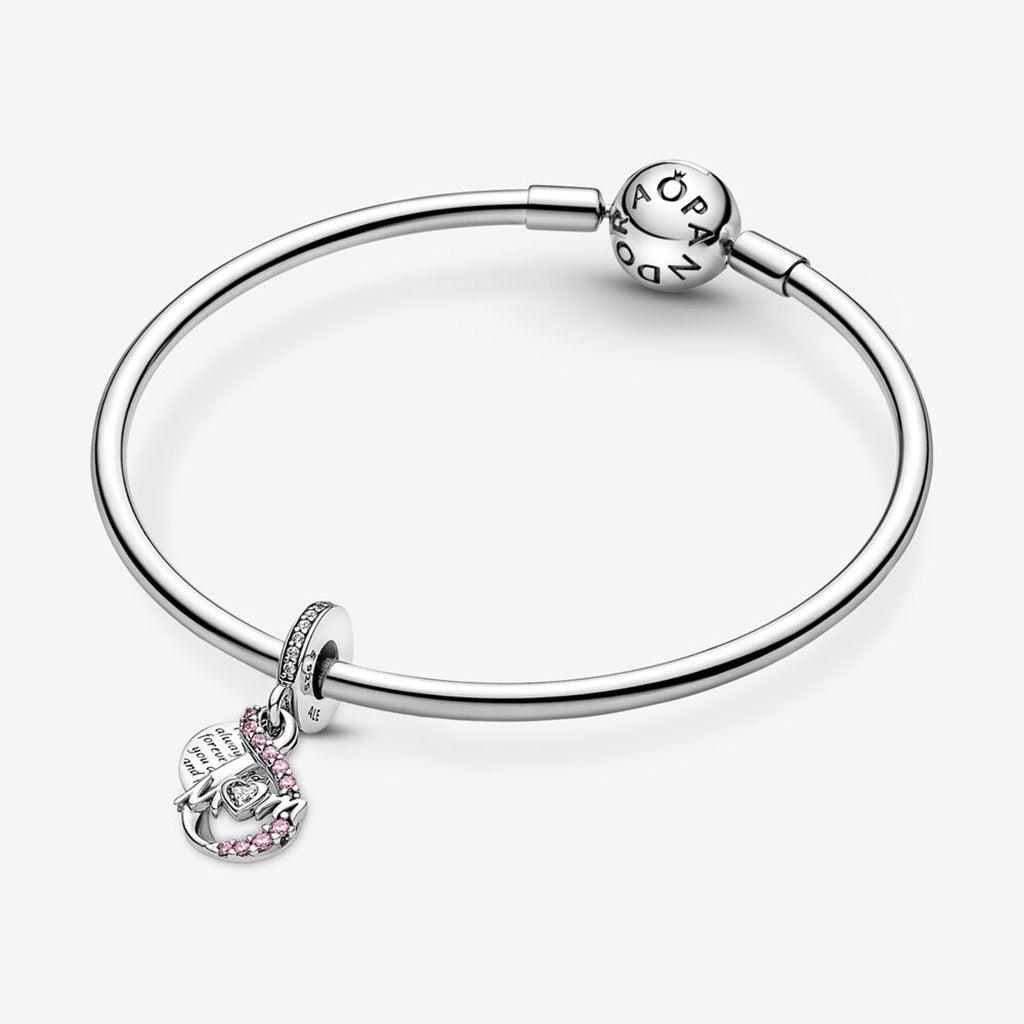 PANDORA  Mom Infinity Pavé Double Dangle Charm