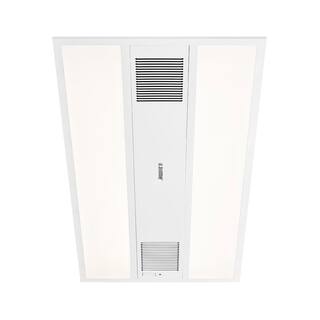 SILENTAIRE 2 ft. x 4 ft. Plasma Air Disinfection Integrated LED Panel Light Adjustable Color Temperatures 6250 Lumens 559041110