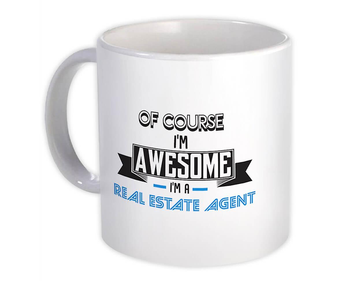 Gift Mug: Awesome REAL ESTATE AGENT Family