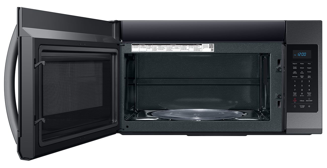  1.9 Cu. Ft. Fingerprint Resistant Black Stainless Steel Over-The-Range Microwave With Sensor Cooking