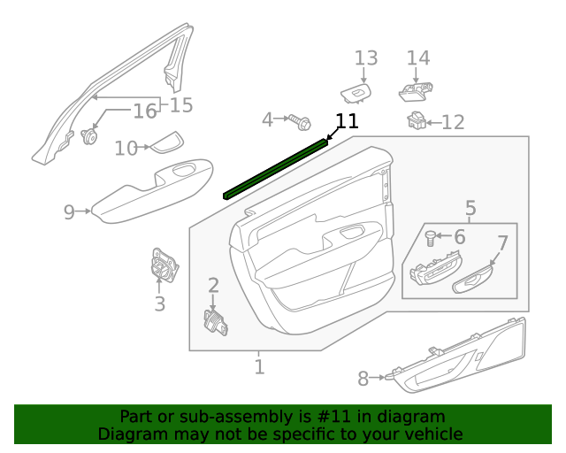 Belt Molding Weatherstrip