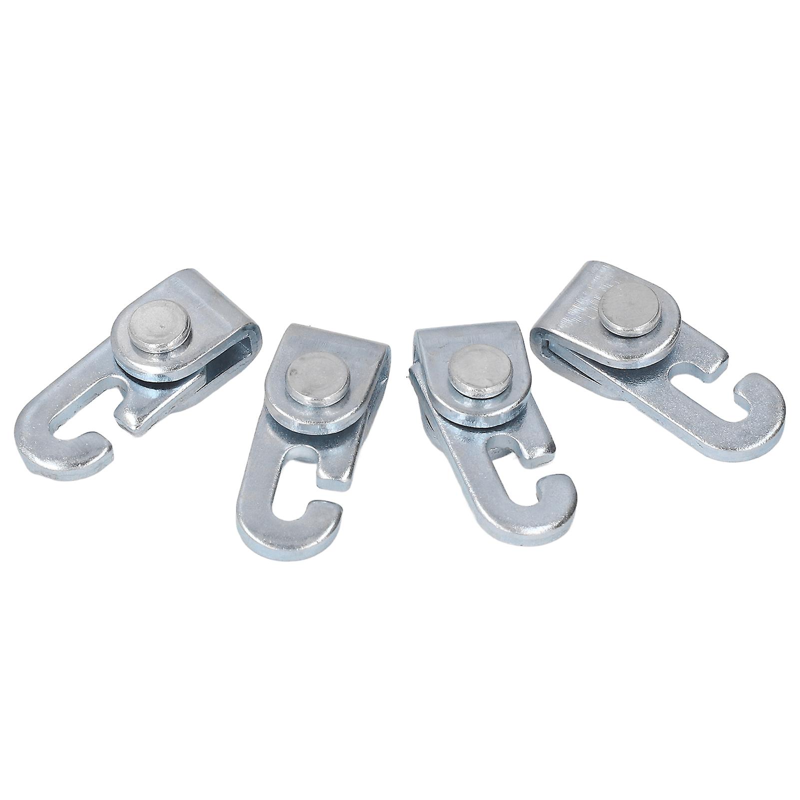 4pcs Tent Locking Hook Length Reliable Adjustable Easily Adjust Rope Length Lightweight Camping Tent Easy Locking Hook