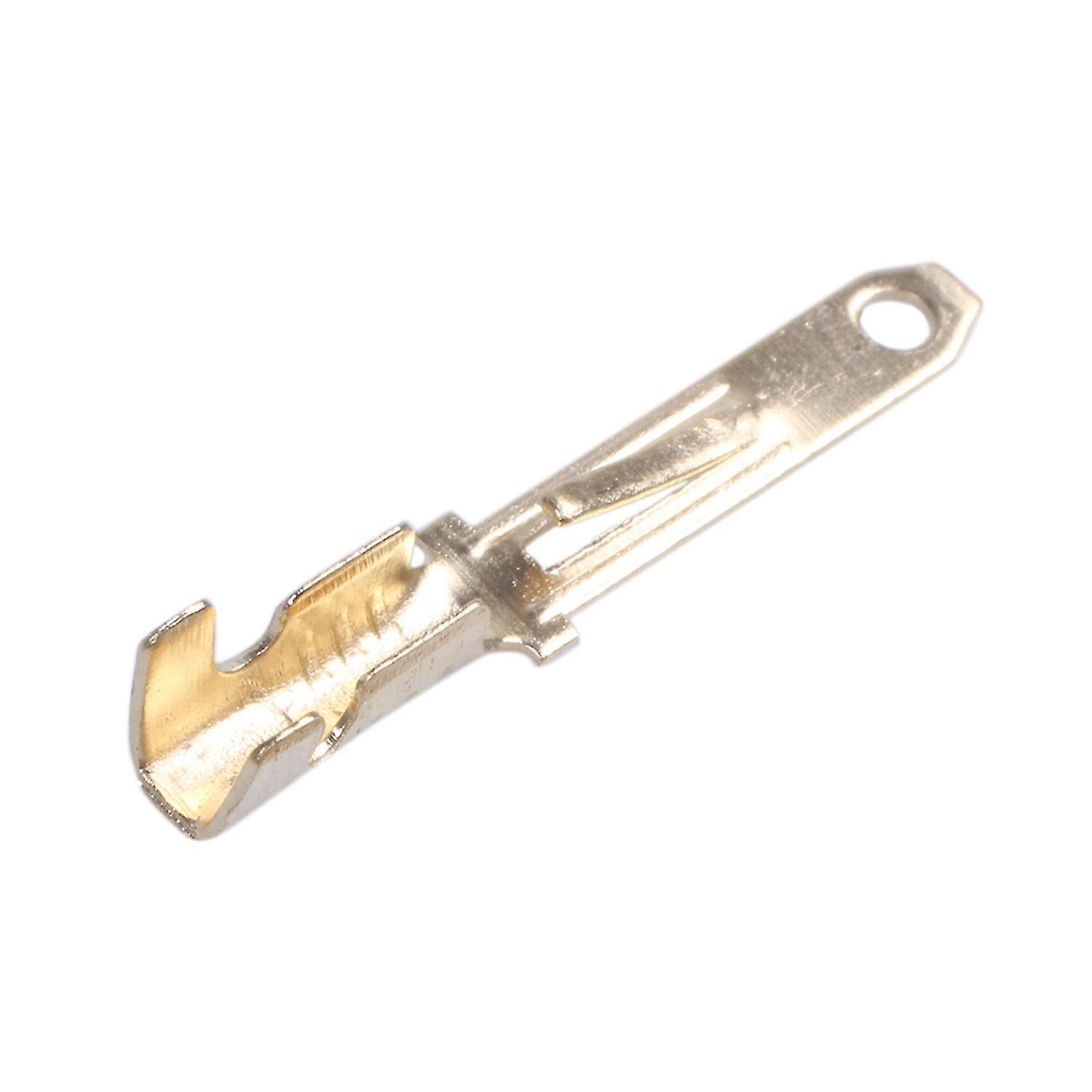 Male Spade Crimp Terminals Wiring Connectors， 2.8 Mm， Gold Tone， 10 Piece