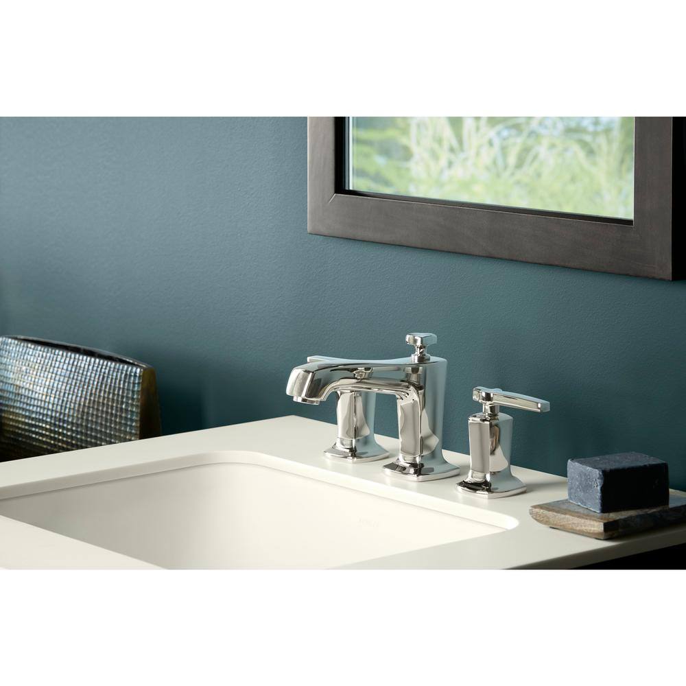 KOHLER Caxton Rectangle Undermount Bathroom Sink in Biscuit K-20000-96