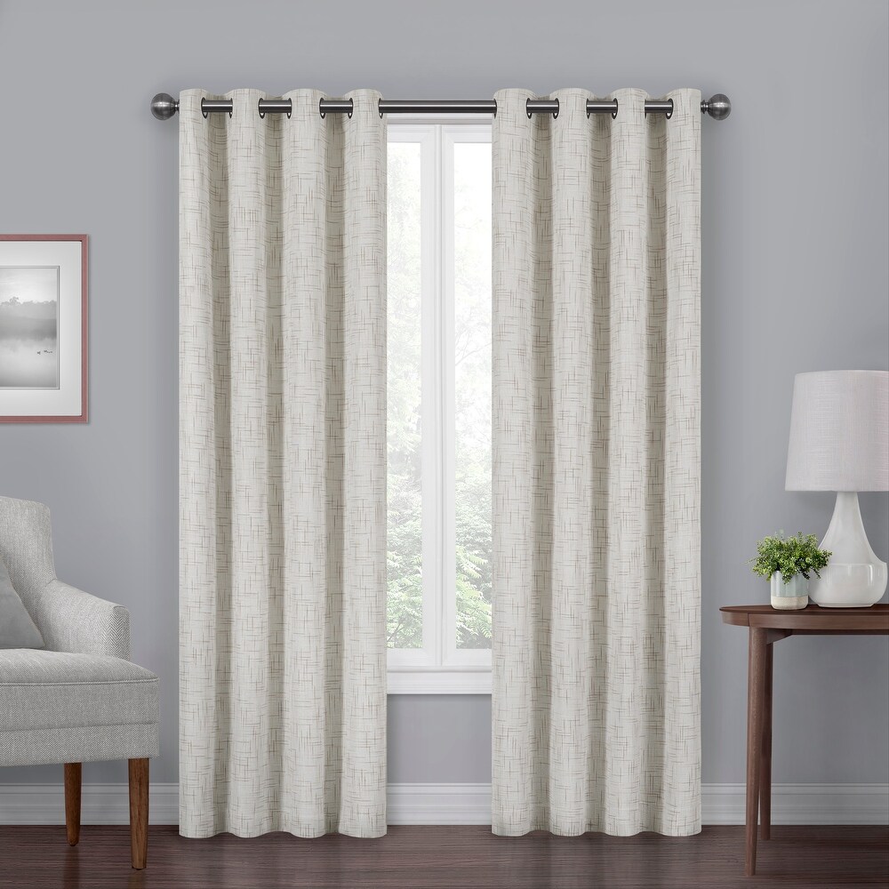 Eclipse Gemini Blackout Window Curtain Panel