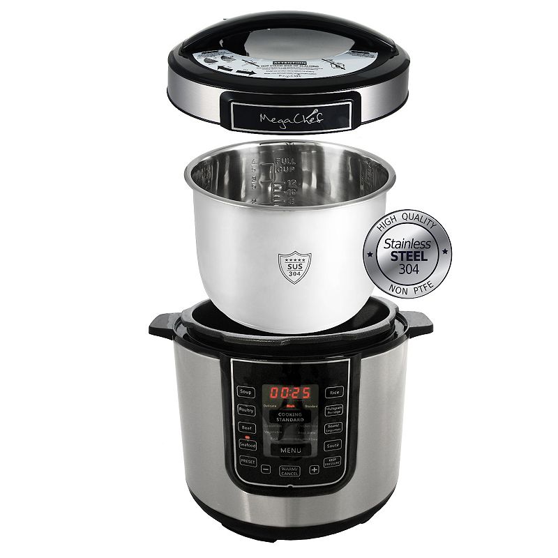 MegaChef 6-qt. Digital Pressure Cooker