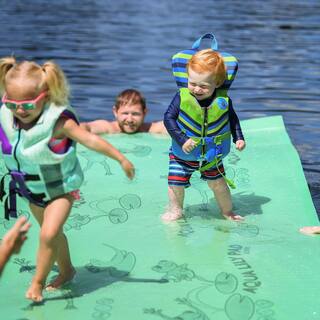 Aqua Lily Pad Yellow Water Mat Playground Floating Foam Pad for Lake ALP18