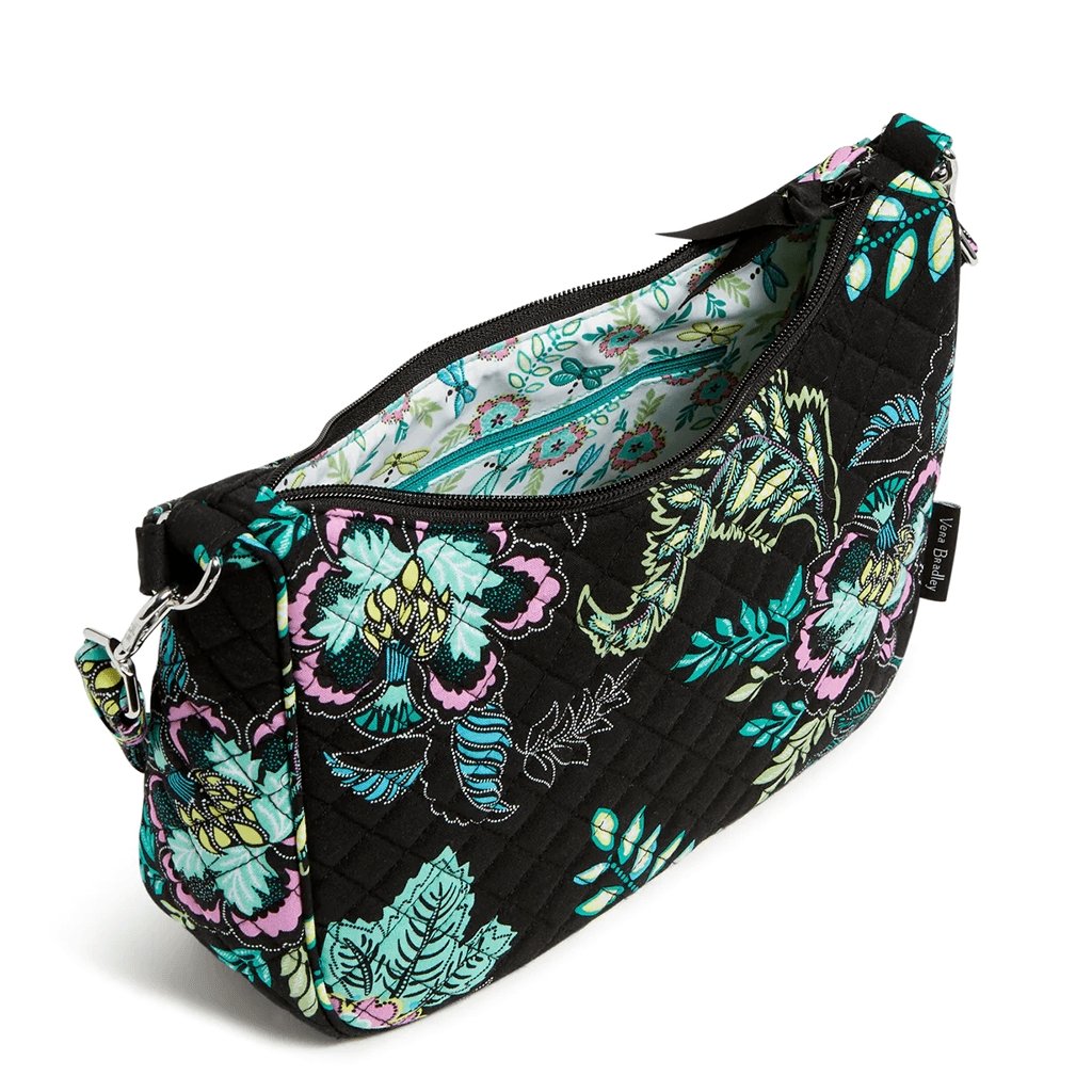 Vera Bradley  Frannie Crescent Crossbody Bag in Island Garden