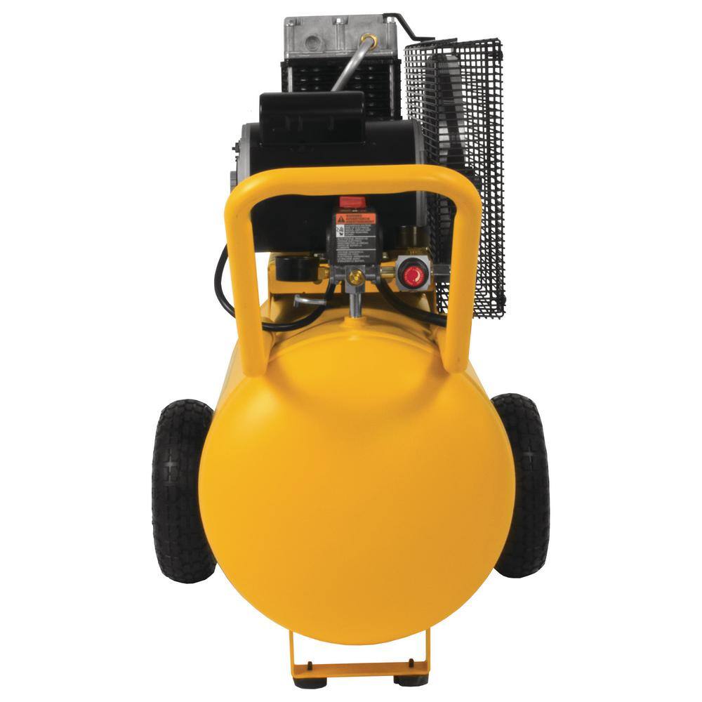 DW 20 Gal. 200 PSI Oil Lubed Belt Drive Portable Horizontal Electric Air Compressor DXCM201