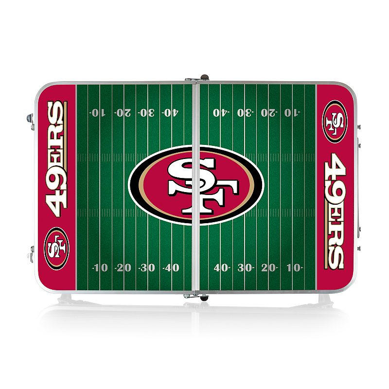 Picnic Time San Francisco 49ers Mini Portable Folding Table