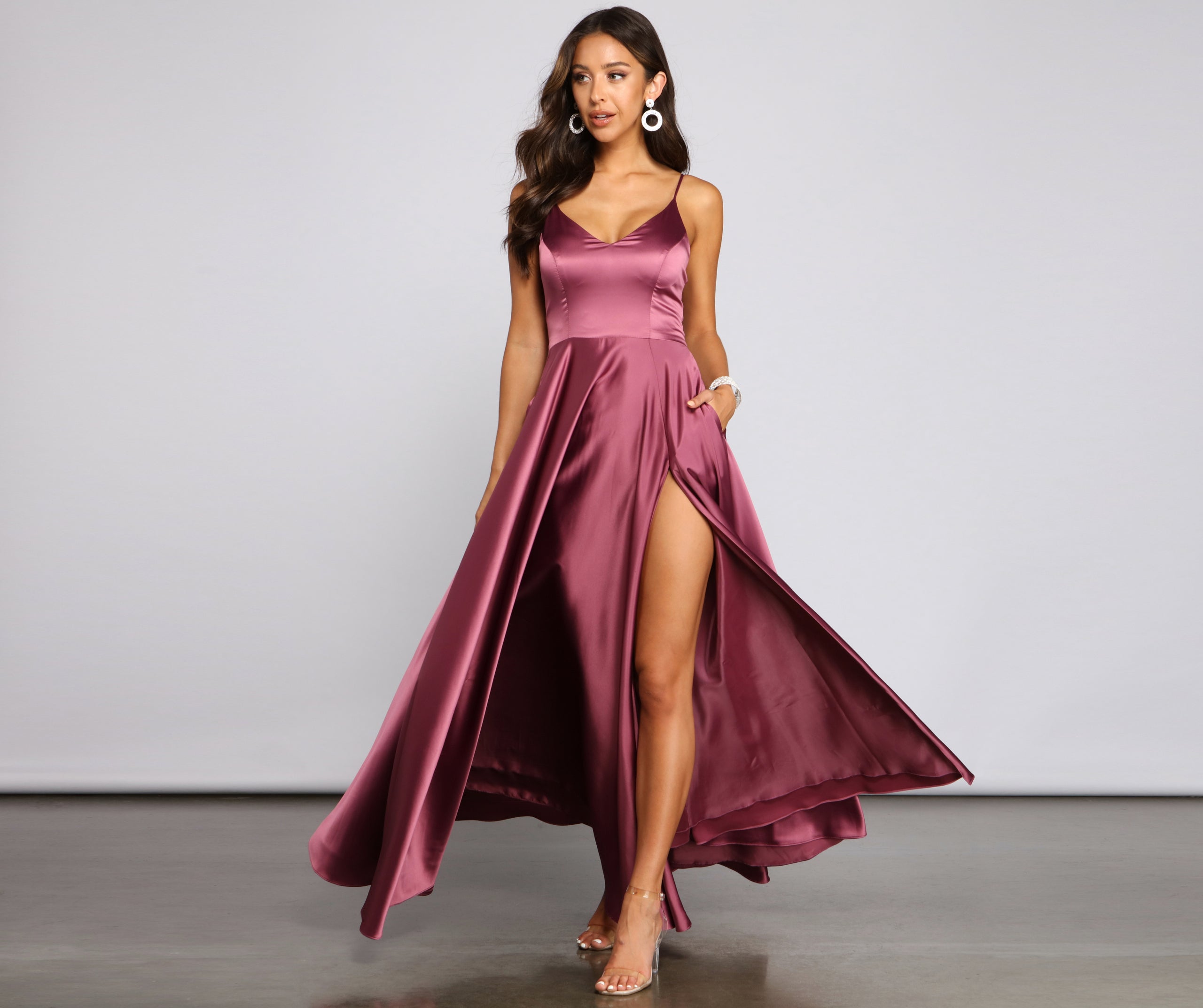 Juliet Formal High Slit Dress 2