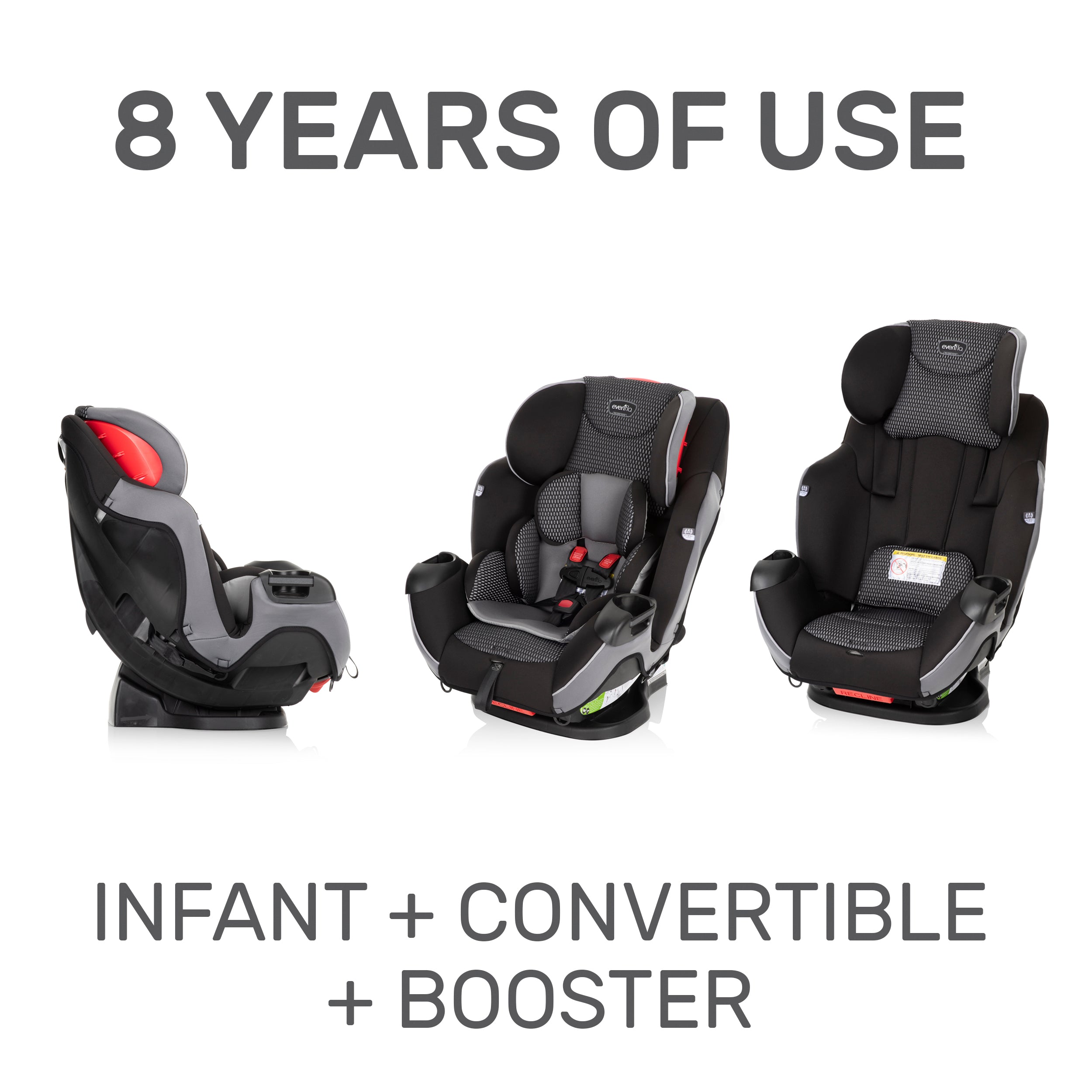 Symphony All-In-One Convertible Car Seat  with FreeFlow