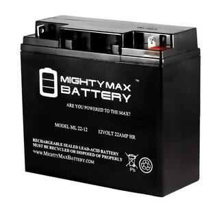 MIGHTY MAX BATTERY 12V 22AH Battery for The Phoenix HD Model PHOENIXHD4 - 2 Pack MAX3498813