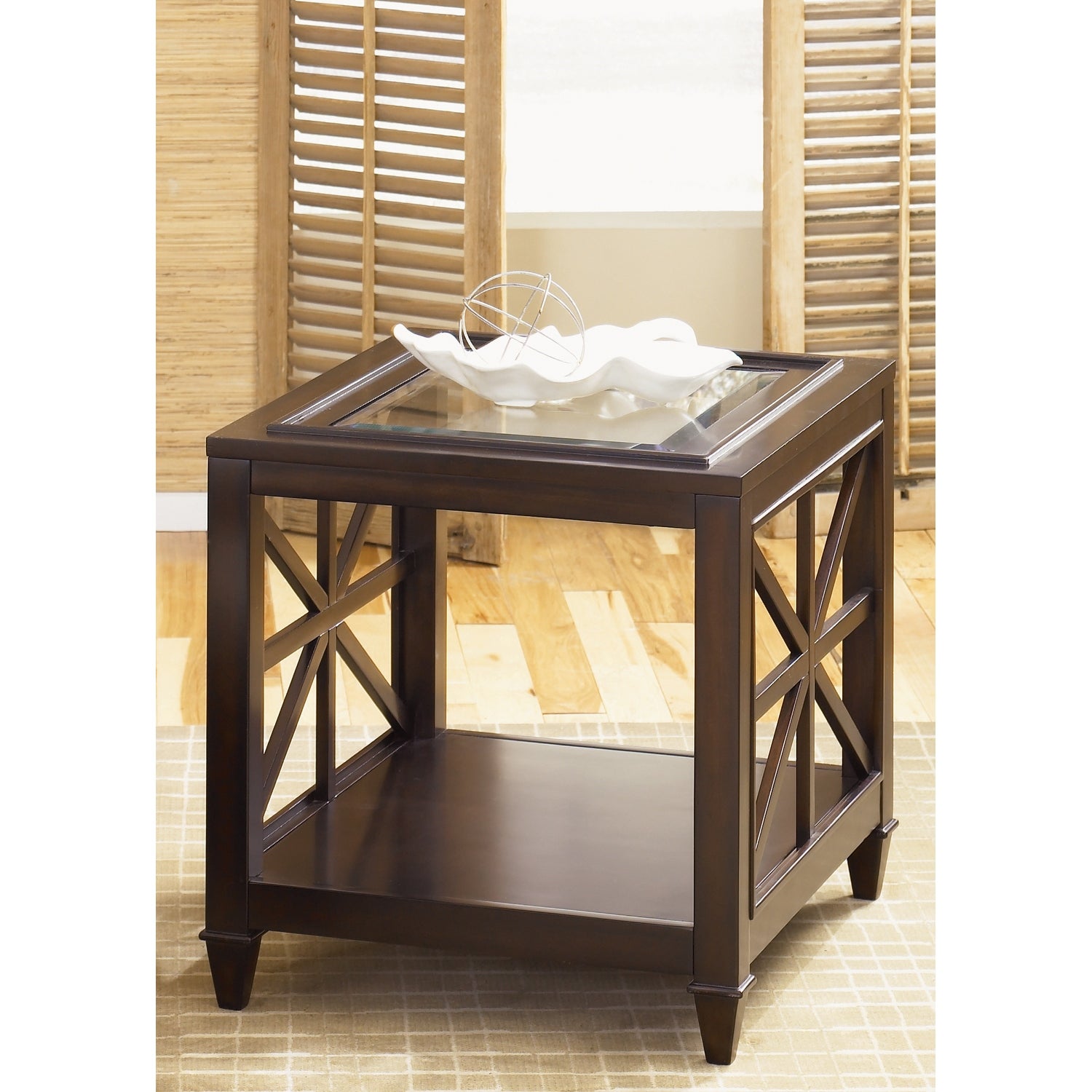 Liberty Caroline Espresso Stain End Table