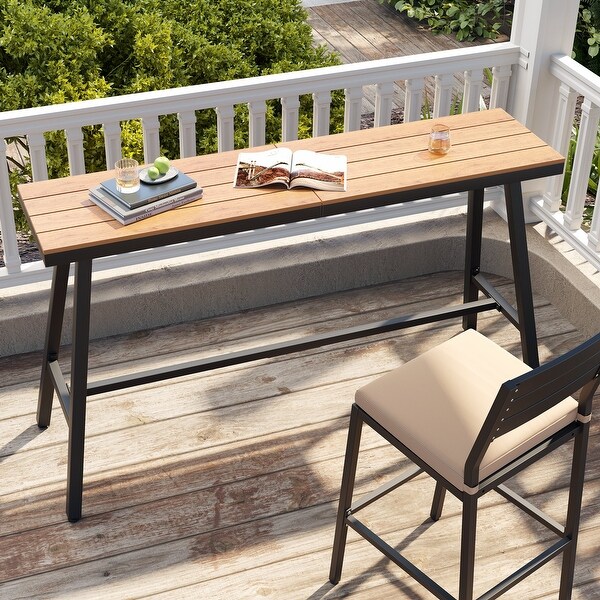 Outdoor Patio Bar Table Bistro Dining Table