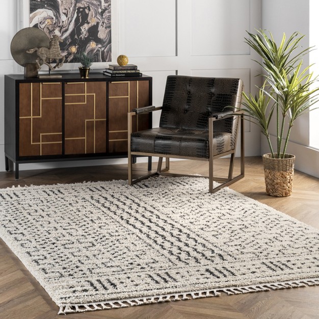 Nuloom Sophie Moroccan Demarche Tassel Area Rug