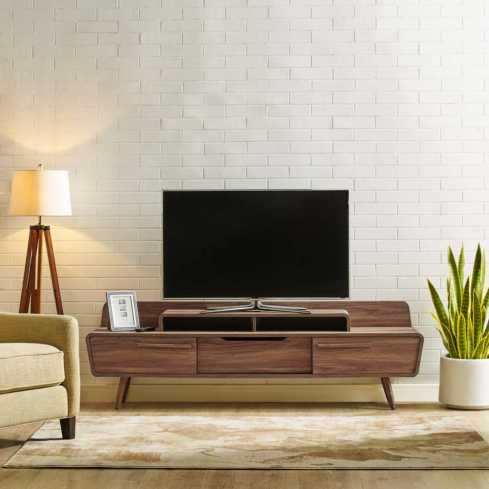 Luray Tv Stand   Midcentury   Entertainment Centers And Tv Stands   by HedgeApple  Houzz