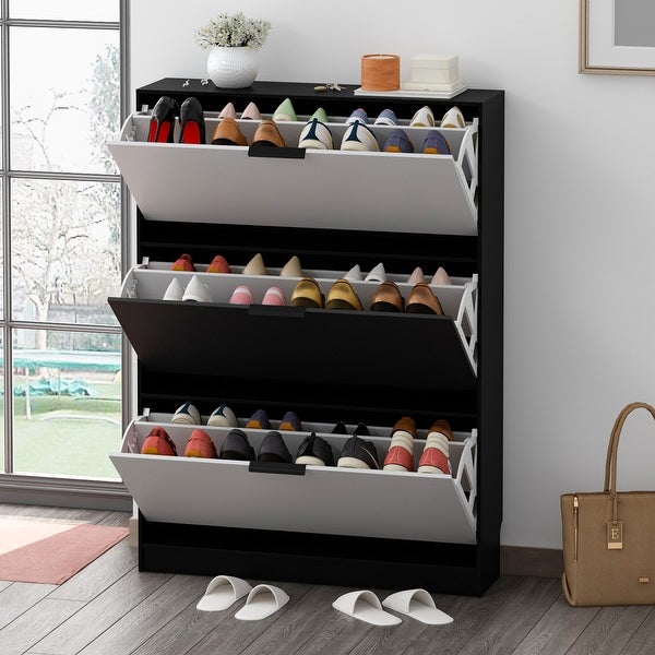 3-Tier Shoe Storage Cabinet - - 34181354