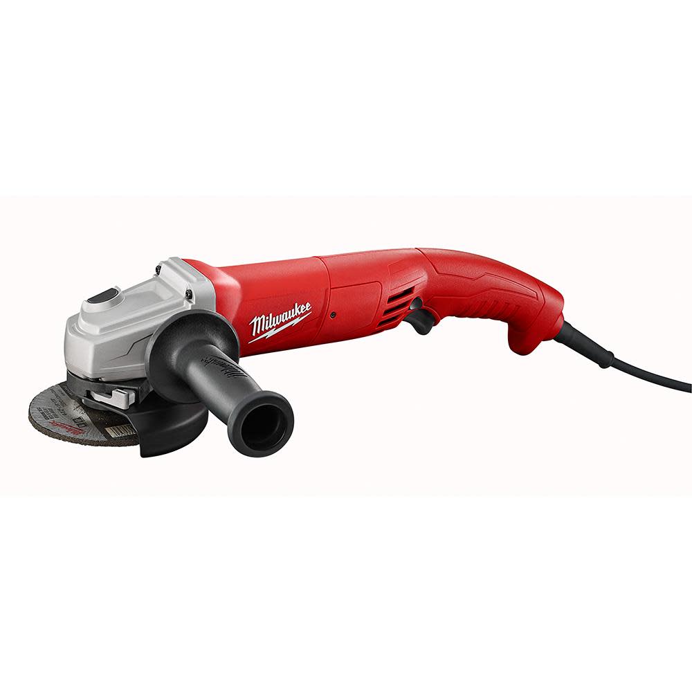 11 Amp 4-1/2 in. Small Angle Grinder Trigger Grip， Lock-On