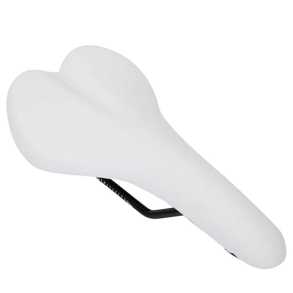 Mountain Road Bike Saddle Seat Comfortable Shockproof Cycling Bicycle Cushion(white)