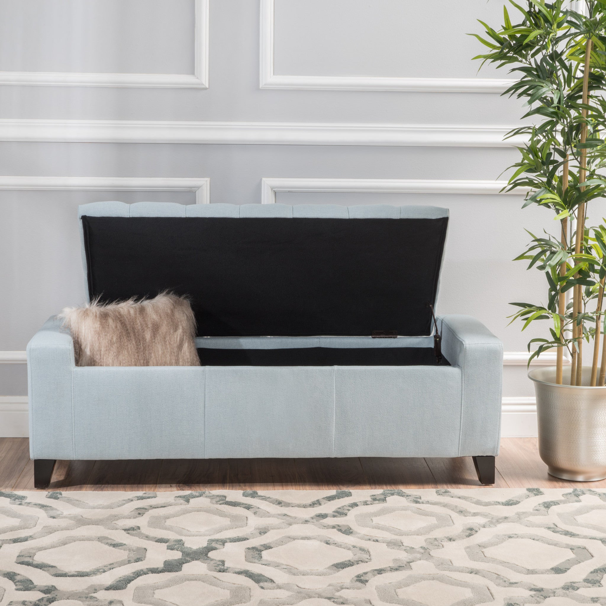 Seattle Tufted Storage Ottoman Bench