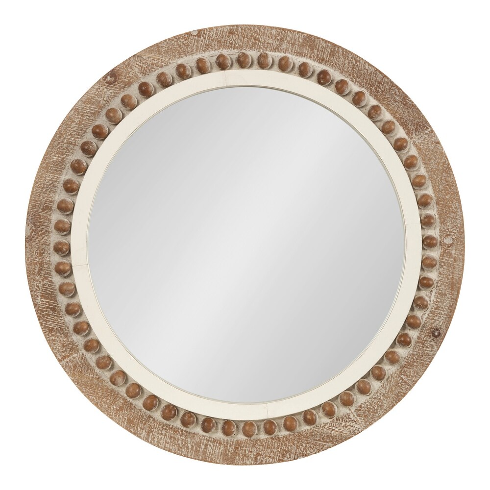 Kate and Laurel Maddigan Wood Framed Wall Mirror   28\