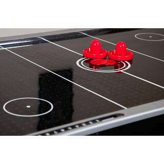 Hathaway 6 ft. Triple Threat 3-in-1 Multi-Game Table with Billiards Air Hockey and Table Tennis BG5001