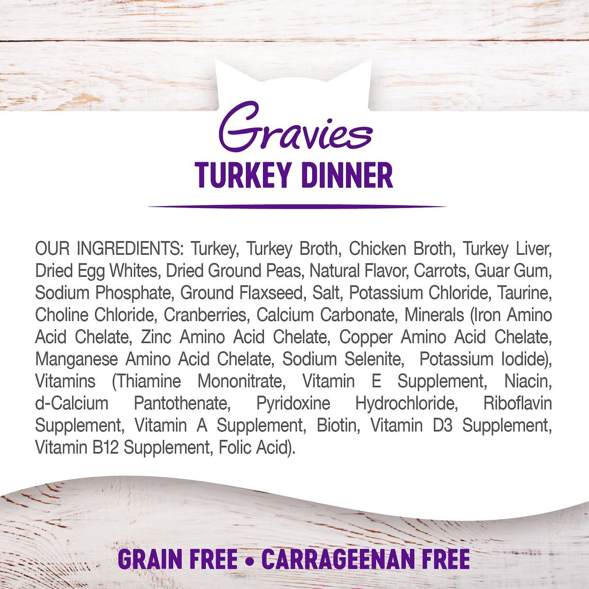 Wellness Natural Grain-Free Gravies Turkey Dinner Canned Cat Food