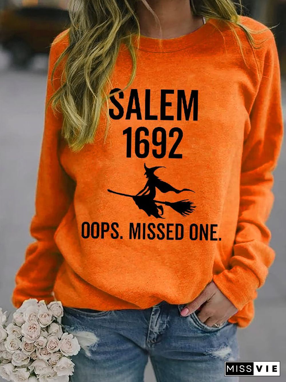 Women's Salem 1692 Ooops.Missed One Sweatshirt