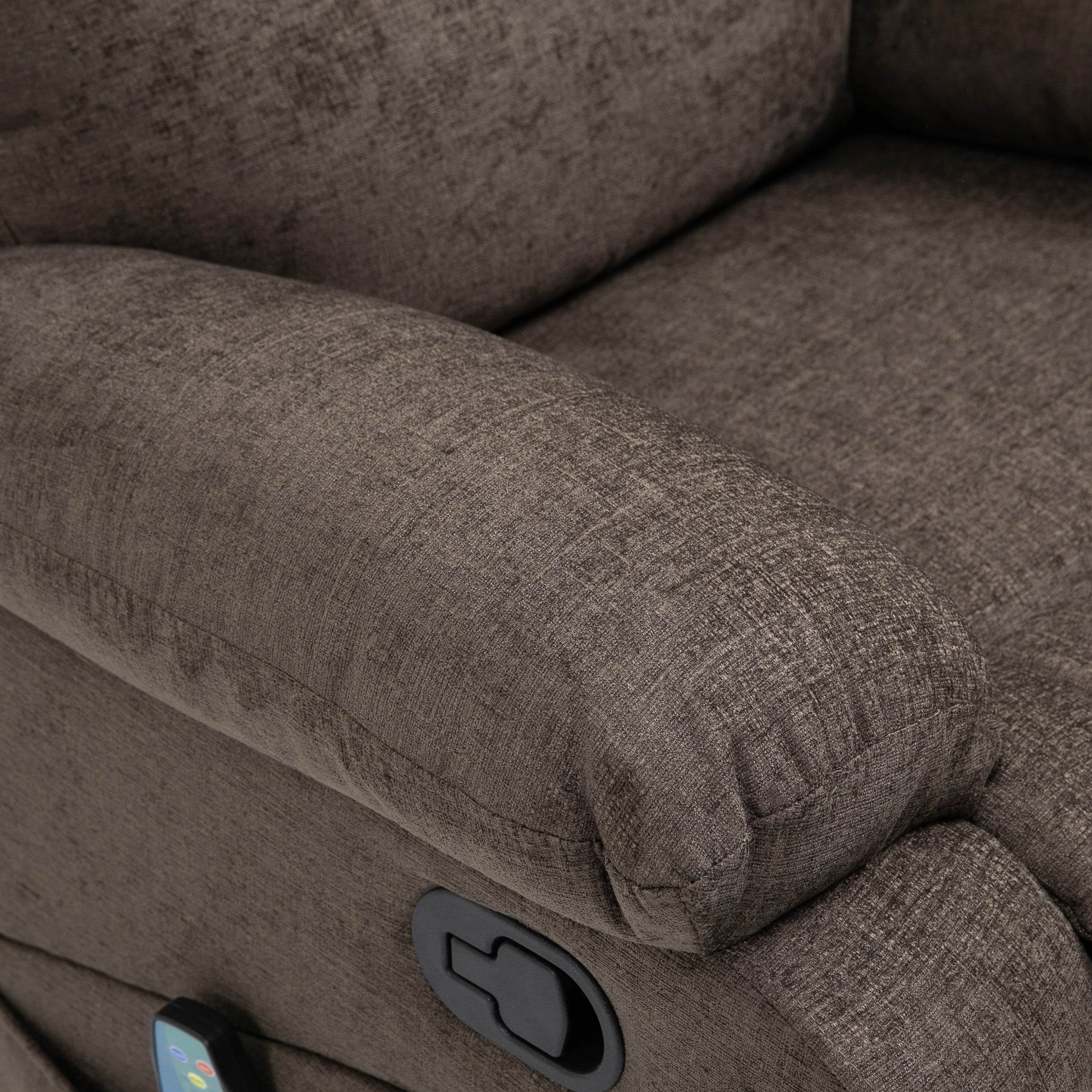 Cuthbert Contemporary Pillow Tufted Massage Recliner