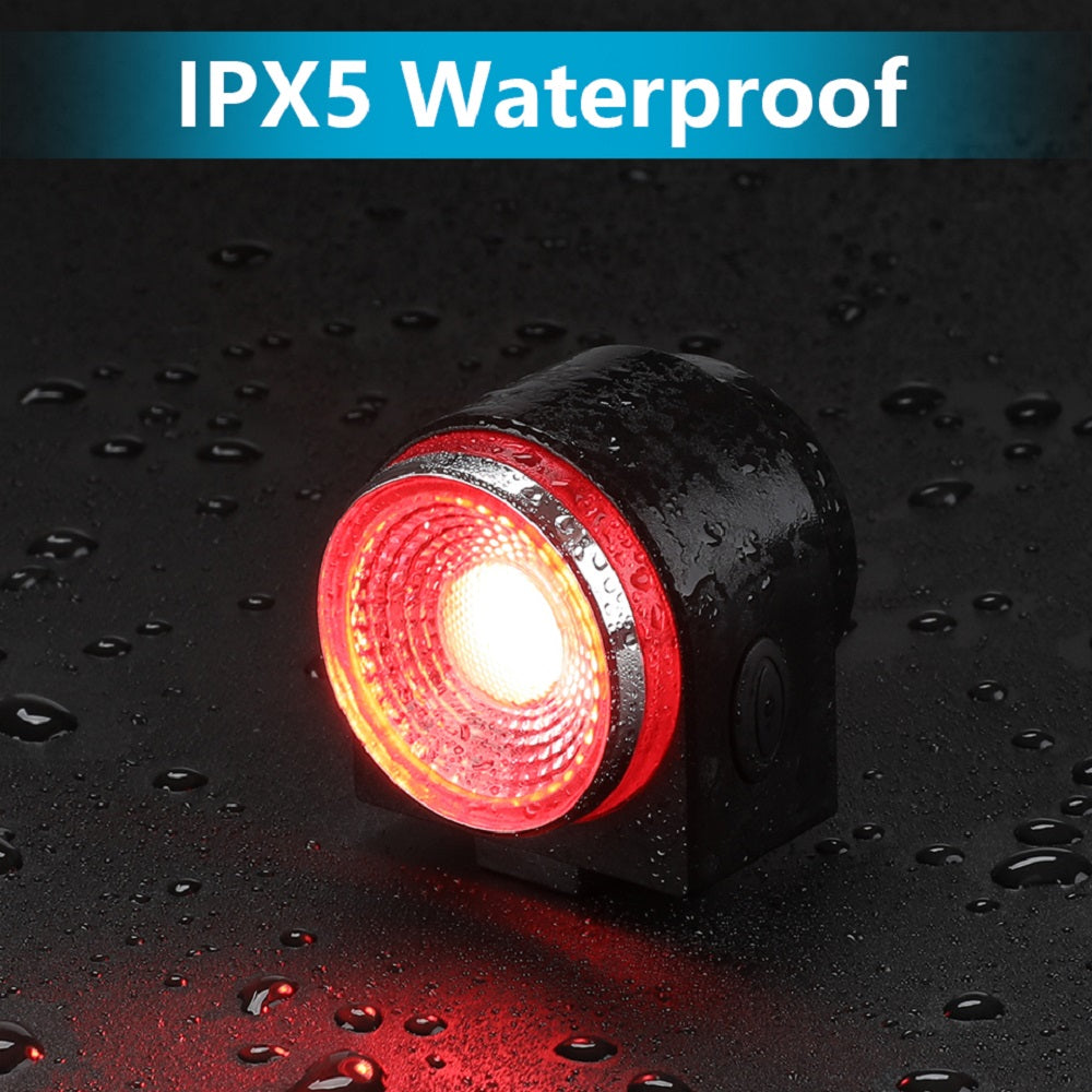 Ouspow Bike Reflector Light with Wireless Remote Control，Bicycle Alarm Anti-theft Lock Tail Light IPX5 Waterproof Smart Cycle Brake Light Night Riding