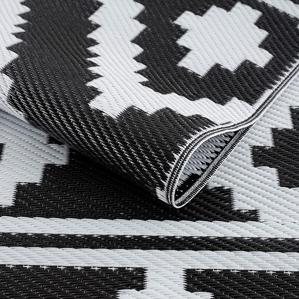 Milan Lightweight Reversible Recycled Plastic Outdoor Floor Mat/Rug