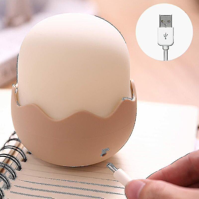 Children's Led Night Light， Portable Usb Rechargeable Night Lamp， Dimmable， Silicone Bedside Lamp For Baby Room， Bedroom， Reading， Sleeping Nursery Ch