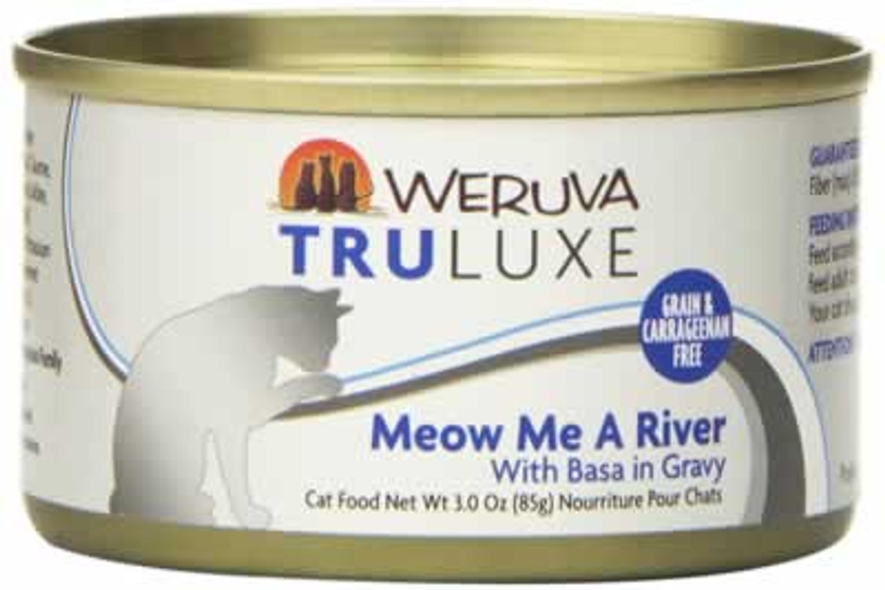 Weruva Tru Luxe Meow Me A River With Basa in Gravy 6 Ounces