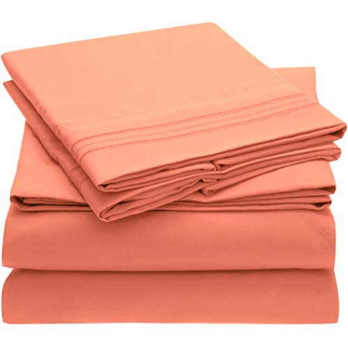 Brushed Microfiber Hypoallergenic 4 pcs Bedsheet Set King Size