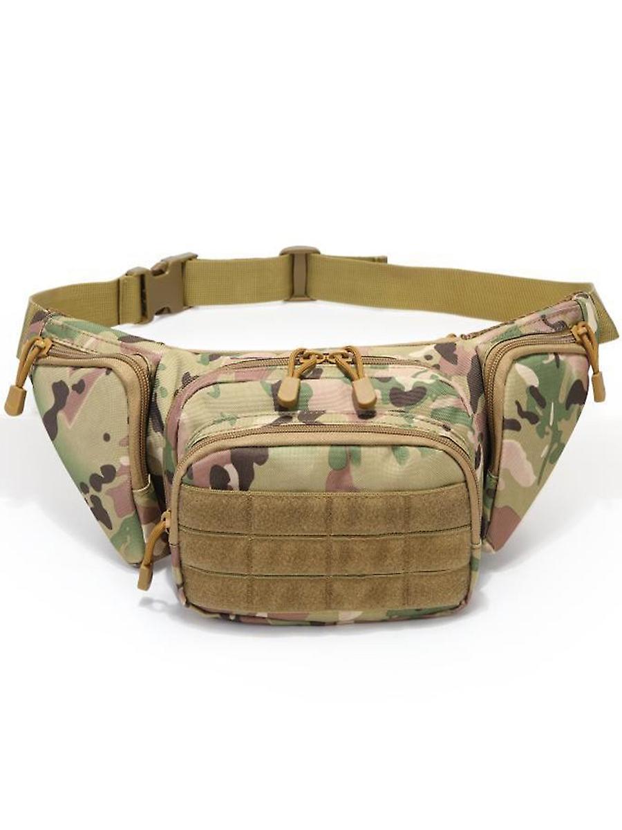 Outdoor Tactical Multi-functional Invisible Waist Bag， Men's Sports Storage Waist Bag