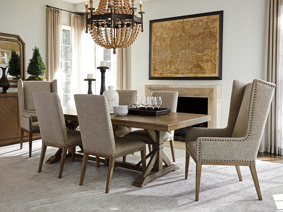 Tommy Bahama Cypress Point Devereaux Arm Chair   Transitional   Dining Chairs   by Emma Mason  Houzz