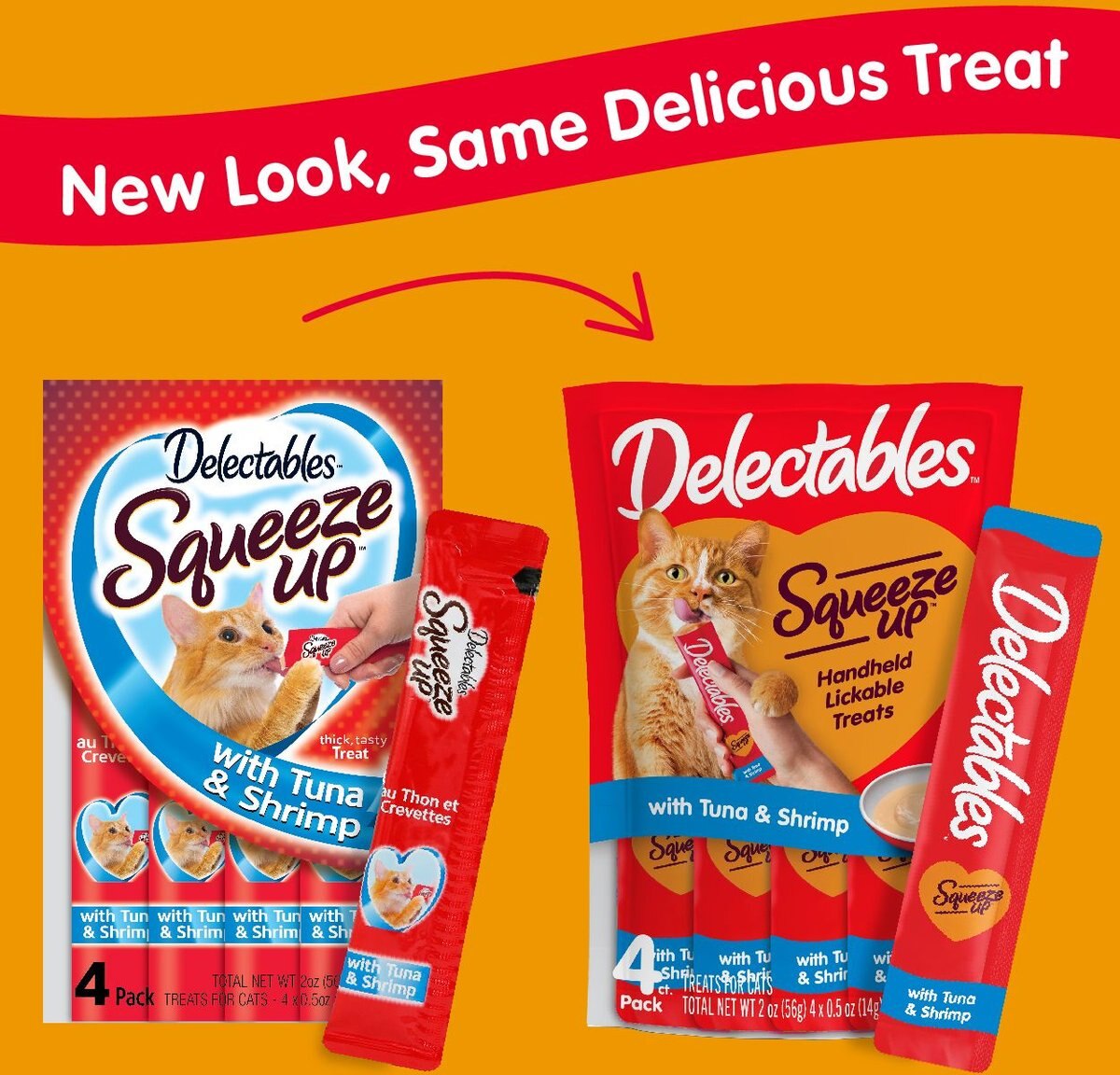 Hartz Delectables Squeeze Up Tuna and Shrimp Lickable Cat Treat