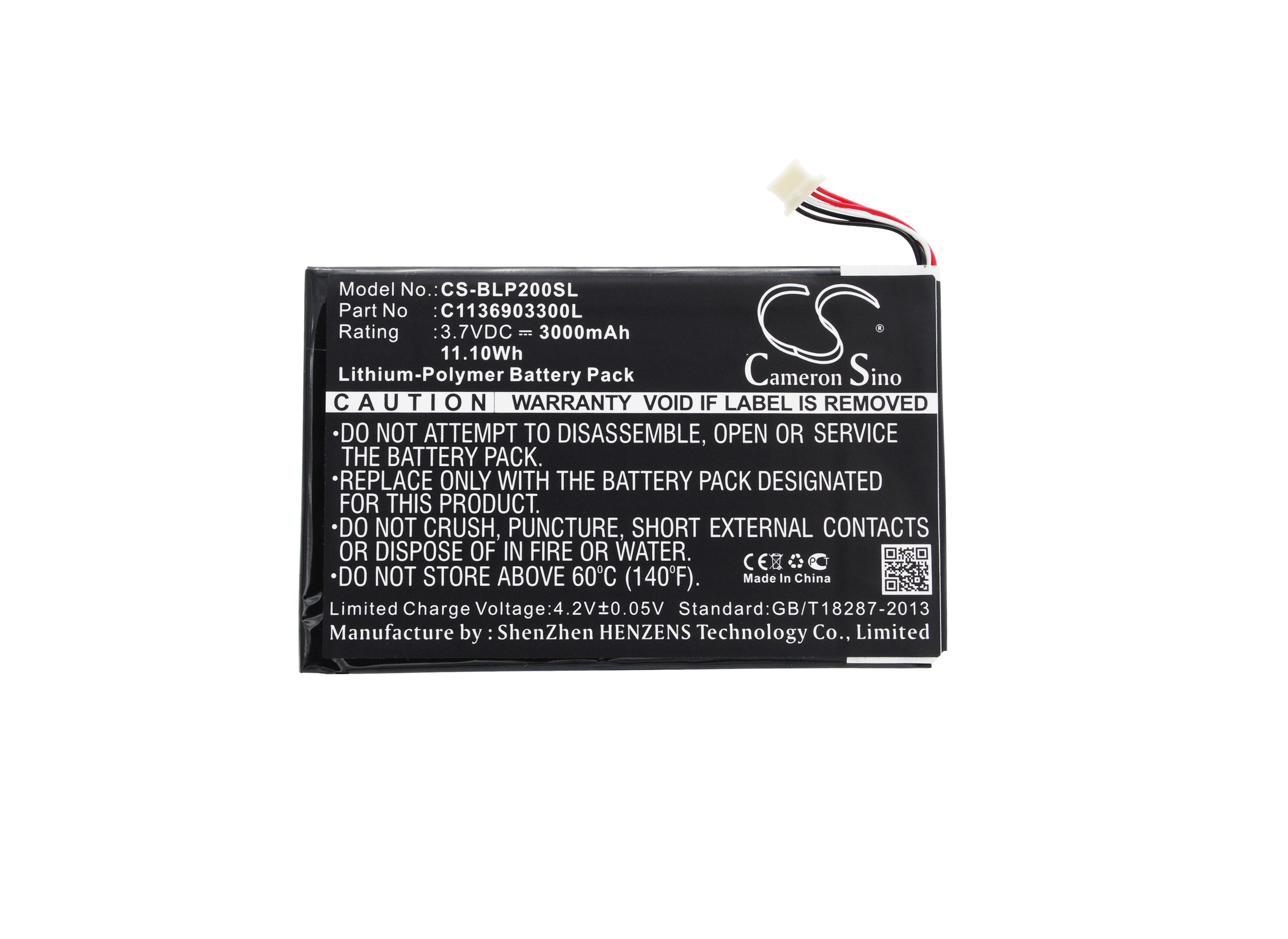 BLU BTD005L P200 P200L Touch Book 7 3G TouchBook Replacement Battery BatteryClerkcom Tablet