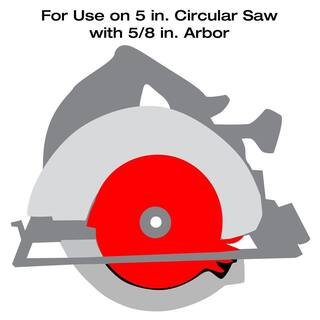 DIABLO HARDIEBlade 5 in. x 4-Tooth Polycrystalline Diamond (PCD) Tipped Fiber Cement Circular Saw Blade D0504DHA