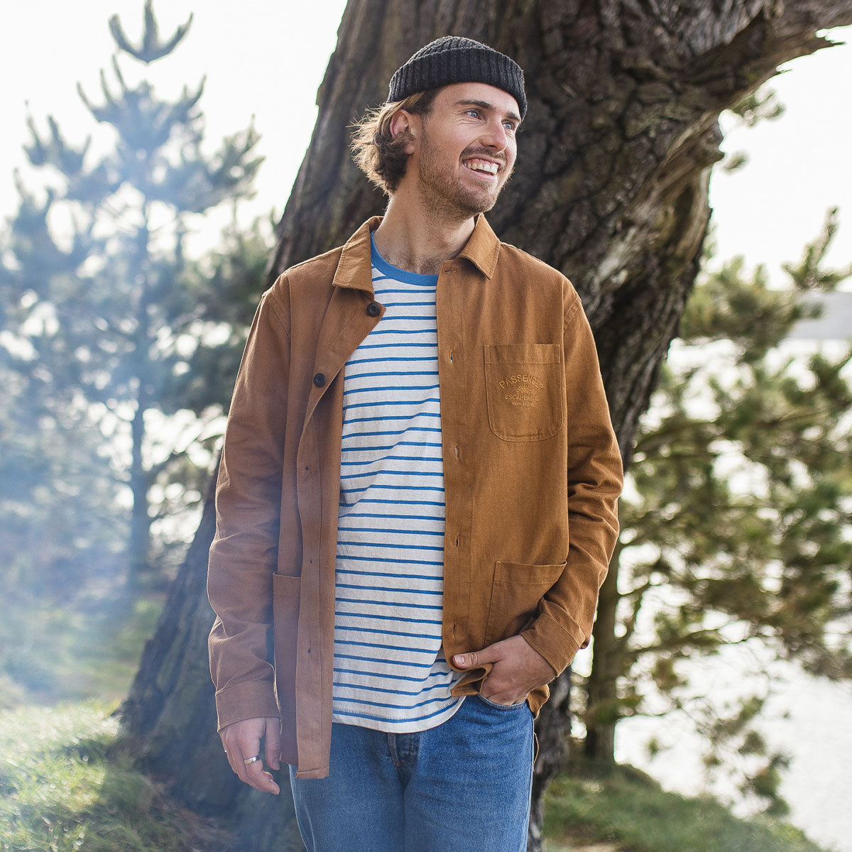 Forage Hemp Overshirt - Rubber