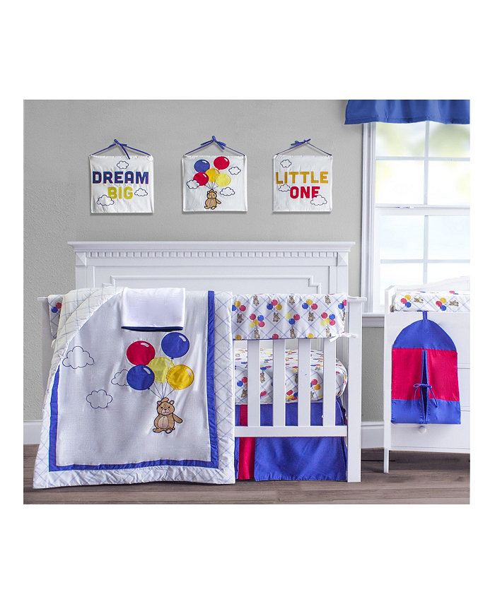 Pam Grace Creations Balloons 10 Piece Crib Bedding Set