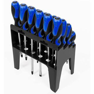 STARK USA Multi-Purpose Screwdriver Set with Magnetic Tips and Rack Stand (26-Piece) 17515-H