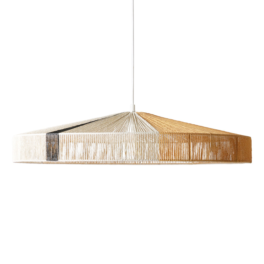 Pendant rope light black stripe